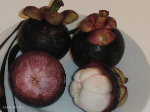 Экзотические фрукты Таиланда - мангостин