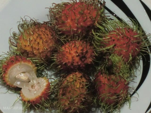 Экзотические фрукты Таиланда - рамбутан